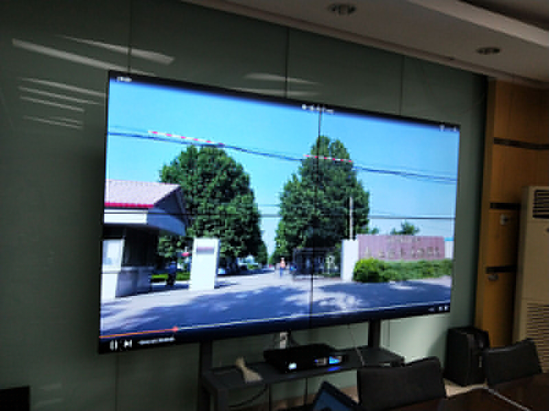 [液晶拼接屏]河北省農林科學院55寸液晶拼接屏3.5mm